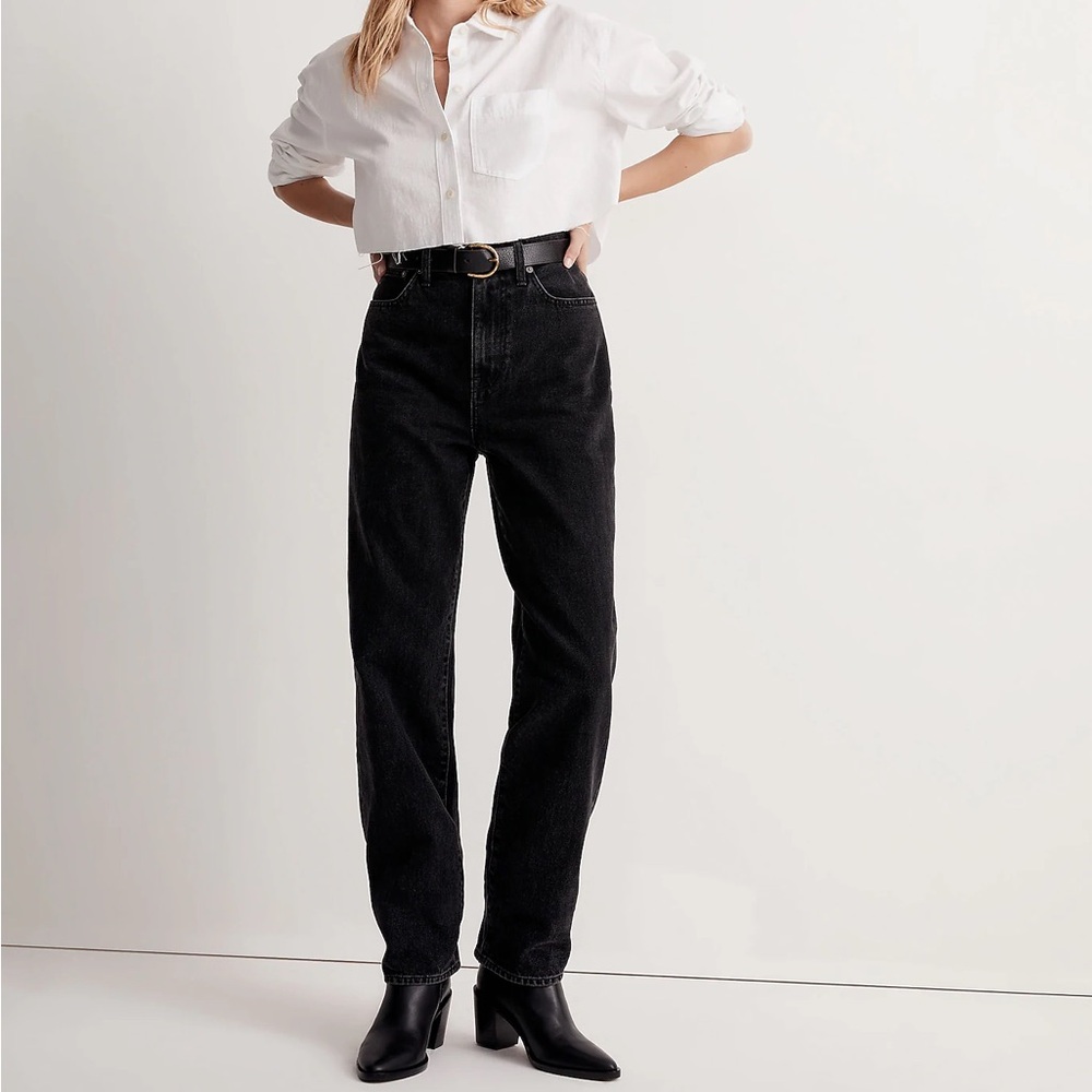 NWT Madewell Baggy Straight Jeans in Raybard Wash